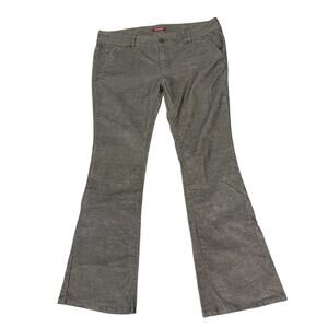 Union Bay sz. 15 Tall taupe brown corduroy pants, low rise- lagenlook boho #4387
